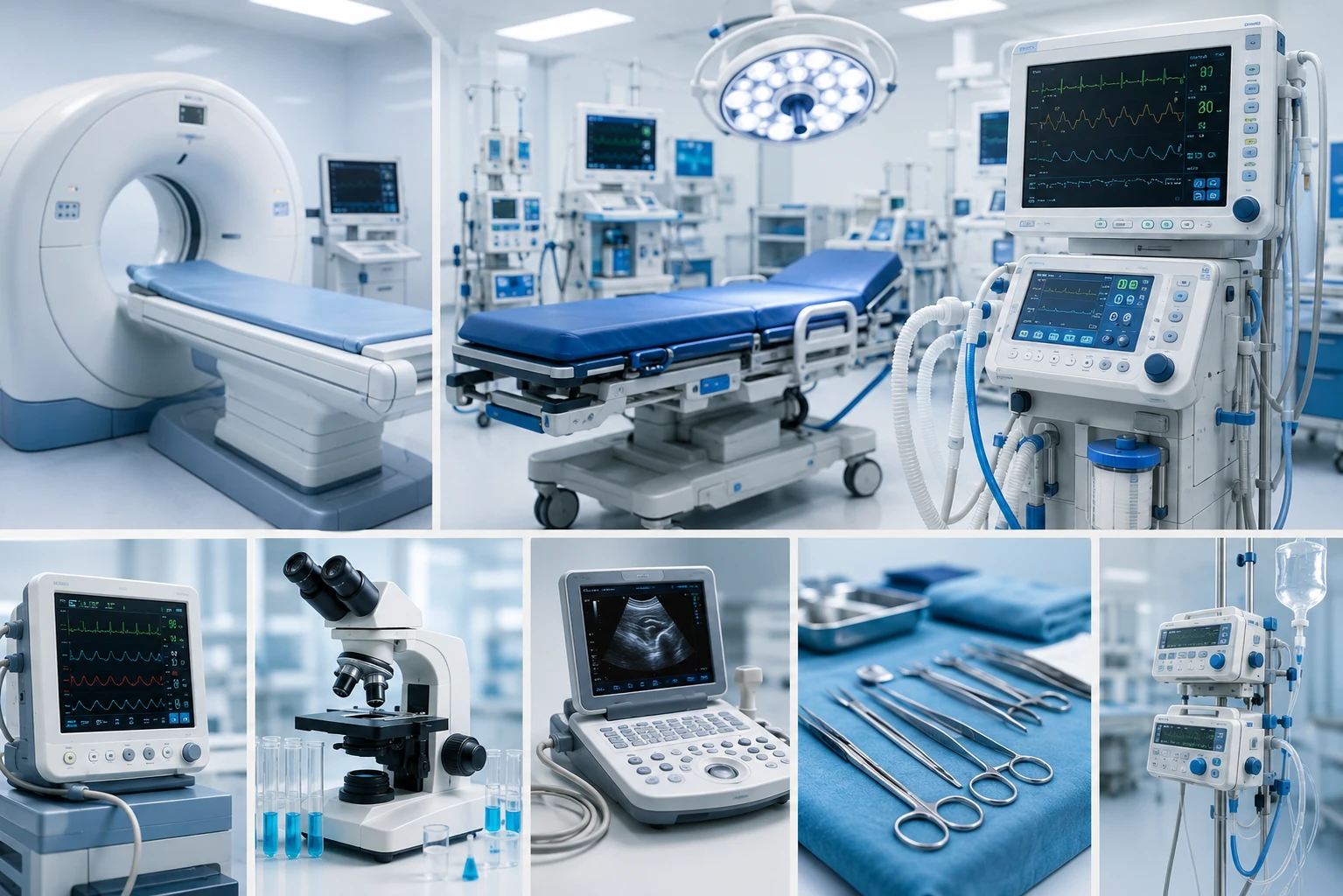 Khu vực kỹ thuật với trang thiết bị y tế chuyên dụng